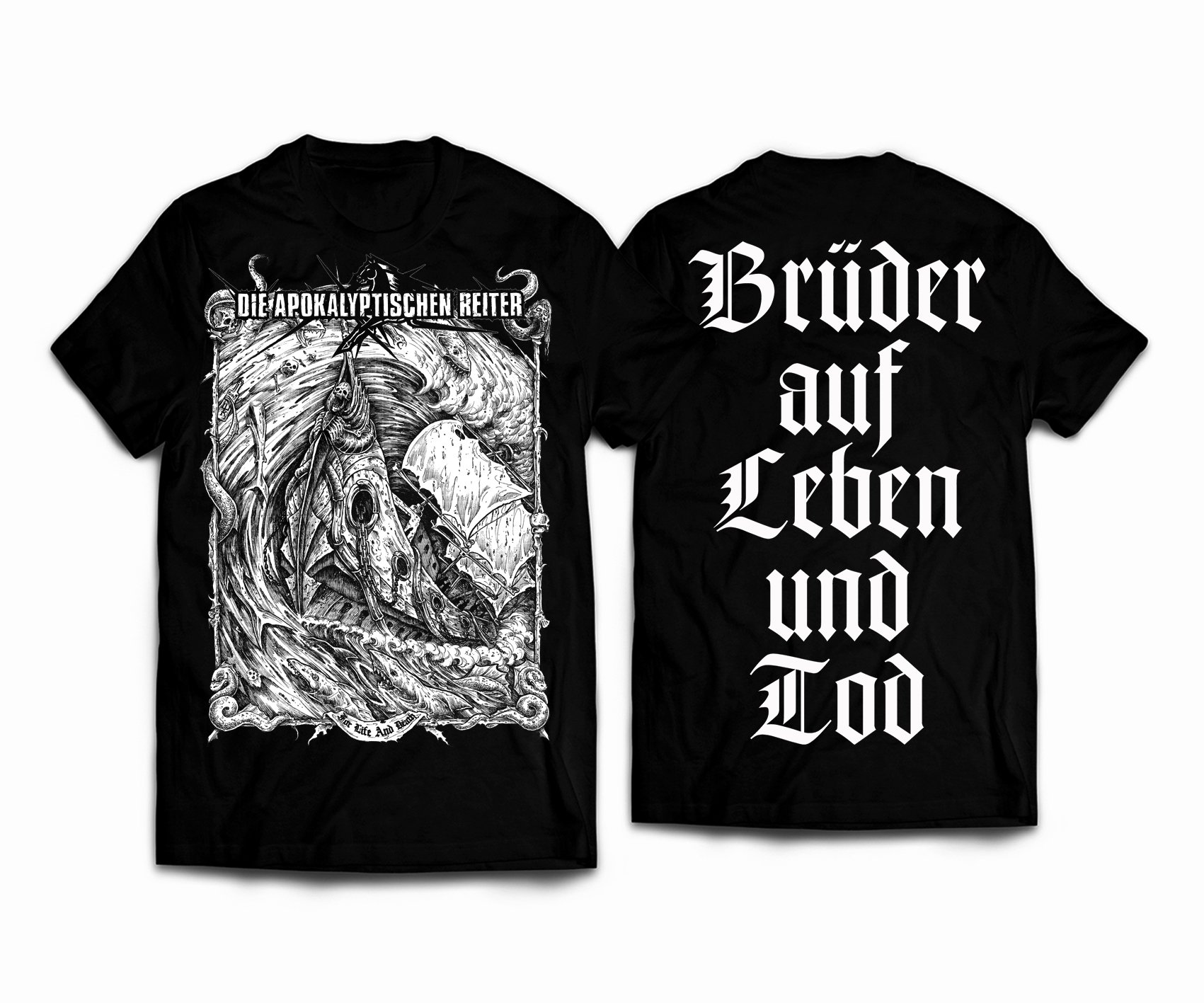 Store | APOKALYPTISCHEN Reiter brüder – – Apokalyptischen T-Shirt DIE REITER Die Online